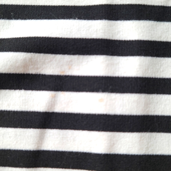 Madewell Black White Stripe Sleeveless A-Line Dress Size M - Picture 9 of 9